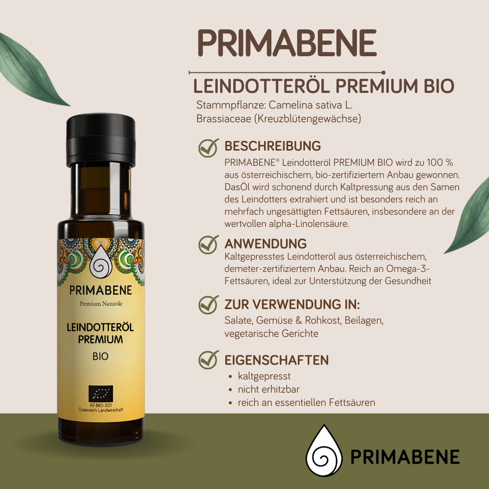 Bild von Leindotteröl PREMIUM Bio